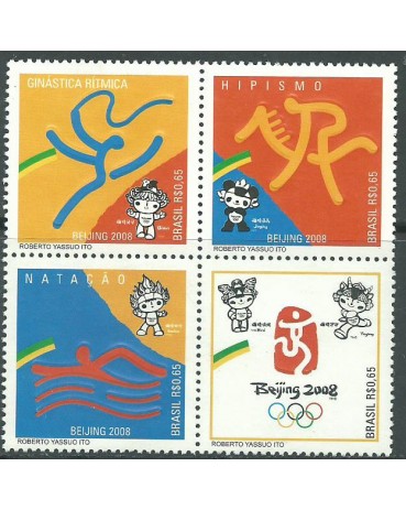 C2758/2761  JOGOS  DA XXIX OLIMPÍADA DE PEQUIM 2008 - 10.987 Mint